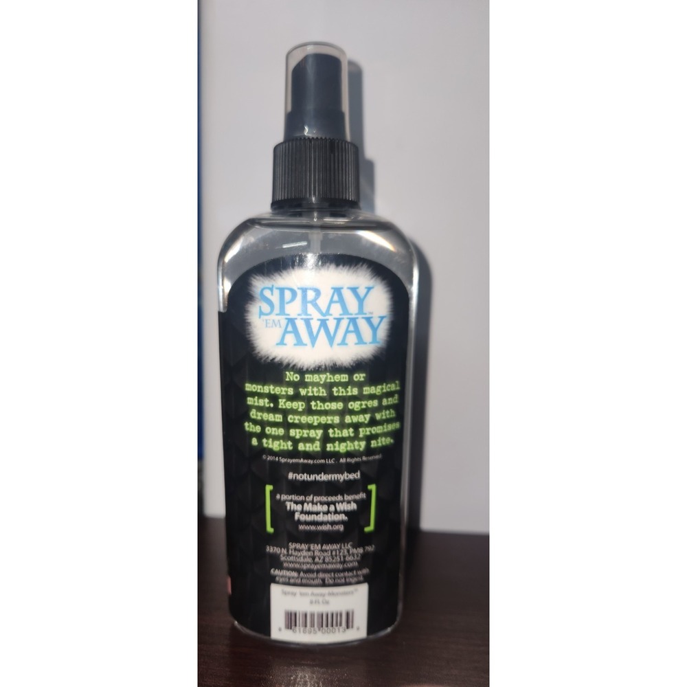 Monsters Away Spray For Kids - Children 8 oz New~Eliminates Under Bed/Closet - Picture 3 of 4